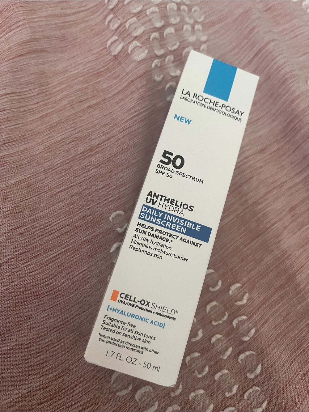 La Roche-Posay Anthelios UV Hydra SPF 50 Daily Invisible Sunscreen - White